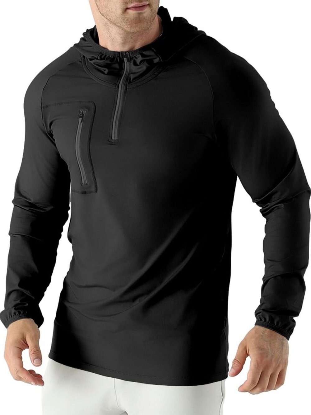 Men's Quick-Dry Athletic Hoodie | Lightweight Gym Sweatshirt for Active